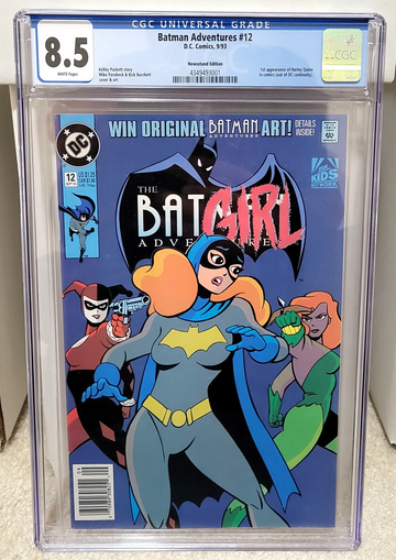 Batman Adventures #12 (1993) CGC 8.5 - Newsstand Variant 1st Harley Quinn DC Comics Key