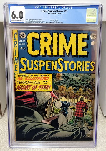 Crime SuspenStories #12 (1952) CGC 6.0 - Golden Age Precode Horror EC Comics