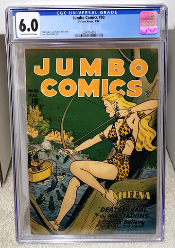 Jumbo Comics #90 (1946) CGC 6.0 - Matt Baker Sheena Fiction House Comics