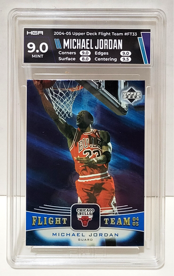 2004-05 Upper Deck UD Flight Team Michael Jordan #FT33 - HGA 9 MINT 9.0