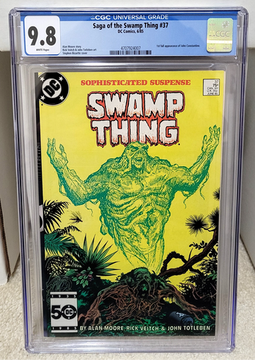 Saga of Swamp Thing #37 (1985) CGC 9.8 - 1st John Constantine DC Comics Key