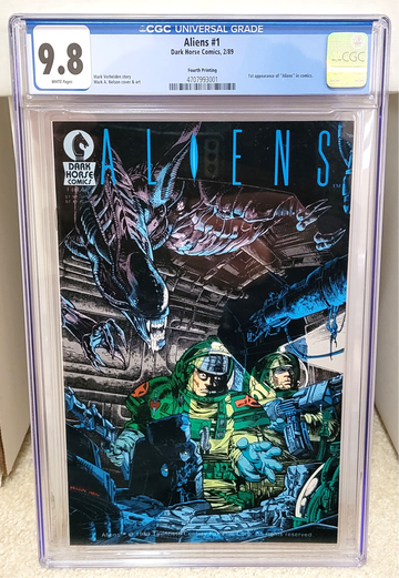 Aliens #1 (1989) CGC 9.8 - 4th Printing 1st Appearance in comics Dark Horse Key