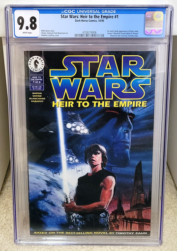 Star Wars: Heir to the Empire #1 (1995) CGC 9.8 - 1st Mara Jade & Thrawn Dark Horse Comics Key
