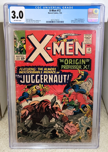 X-Men #12 (1965) CGC 3.0 - 1st Appearance of Juggernaut Marvel Comics Key