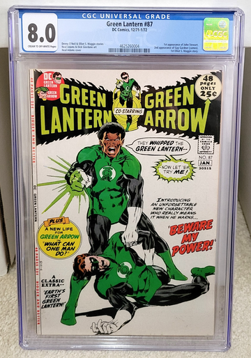 Green Lantern #87 (1971) CGC 8.0 - 1st Appearance of John Stewart DC Comics Key
