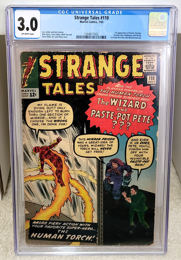 Strange Tales #110 (1963) CGC 3.0 - 1st Appearance of Doctor Strange Marvel Key