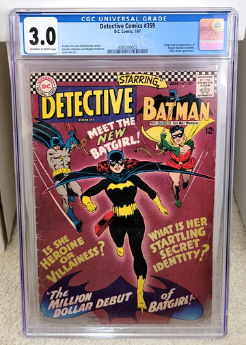 Detective Comics #359 (1967) CGC 3.0 - 1st Batgirl Barbara Gordon DC Comics Key