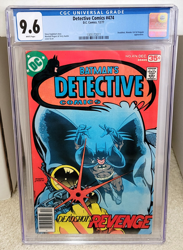 Detective Comics #474 (1977) CGC 9.6 - 1st Modern App. of Deadshot DC Comics Key