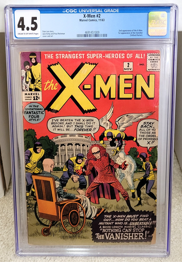 X-Men #2 (1963) CGC 4.5 - 1st Appearance of Vanisher 2nd X-Men Marvel Comics Key