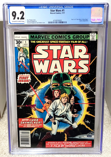 Star Wars #1 (1977) CGC 9.2 - Many 1st Appearances Marvel Comics Key