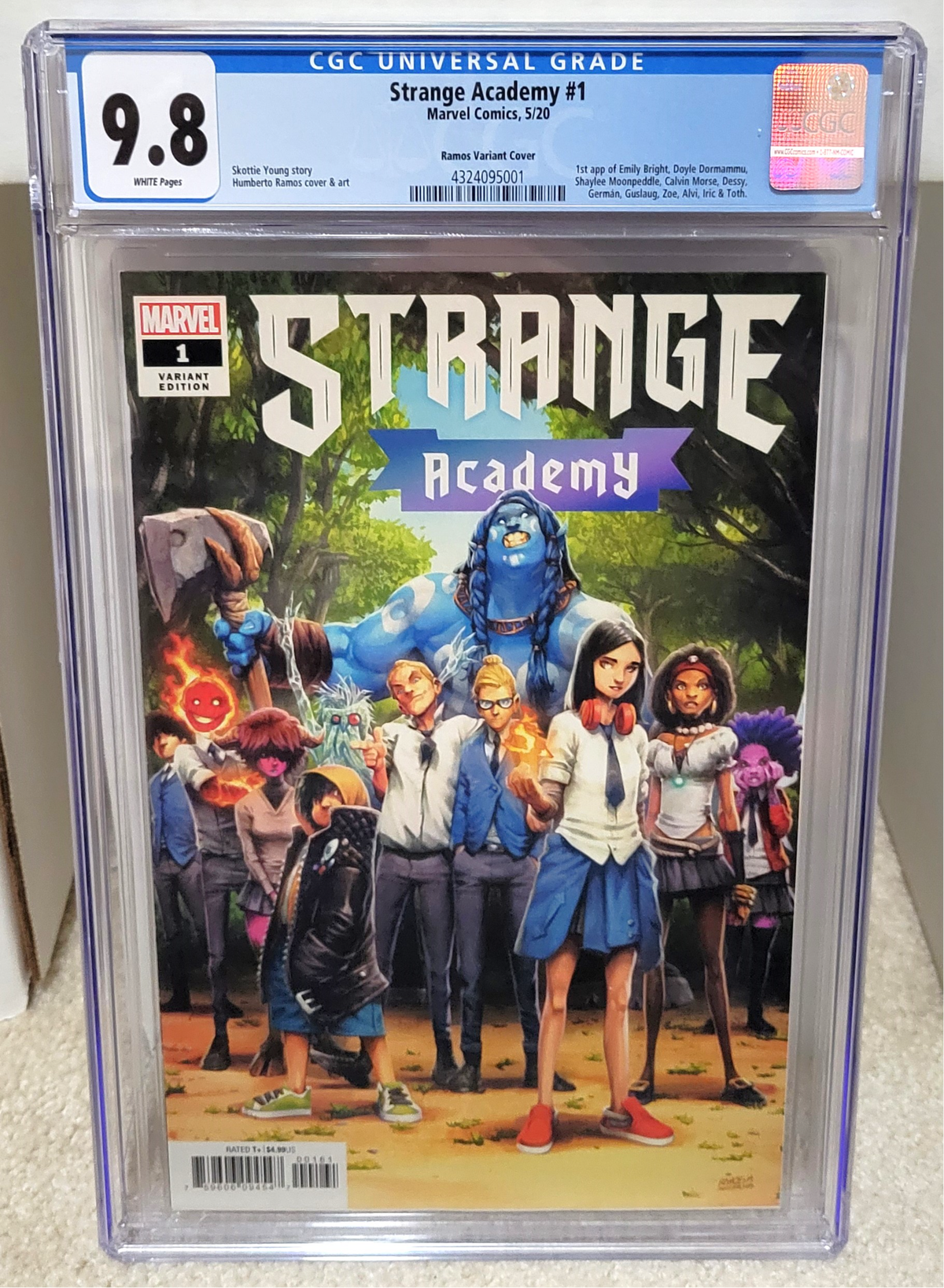 Strange Academy #1 (2020) CGC 9.8 - 1:25 Ramos Variant Marvel