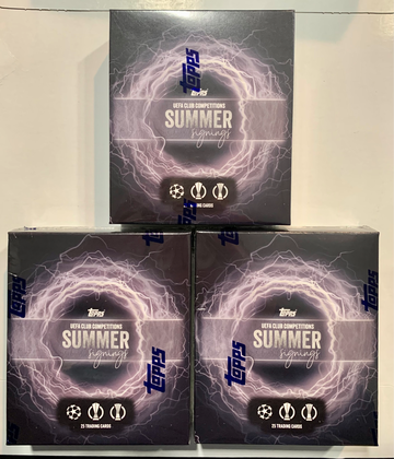 2023 Topps UEFA Club Competitions Summer Signings Box (x3)