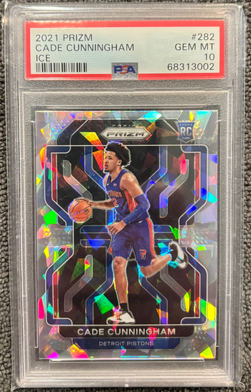 2021-22 Panini Prizm Cade Cunningham Ice RC #282 PSA 10