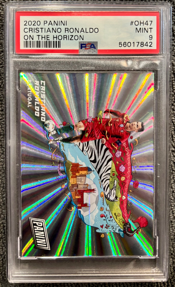 2020 Panini Cristiano Ronaldo On the Horizon PSA 9