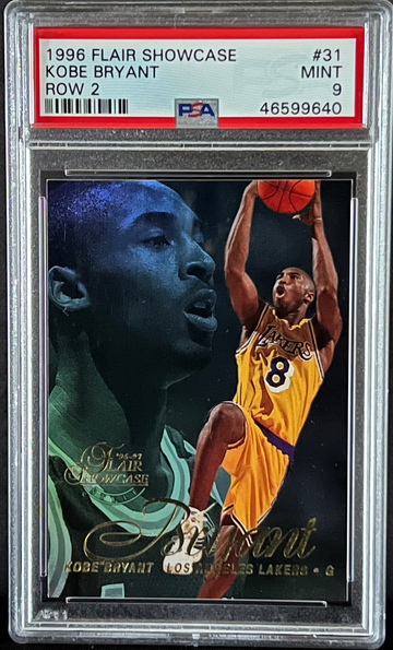 1996-97 Kobe Bryant Flair Showcase Row 2 PSA 9 Mint #31