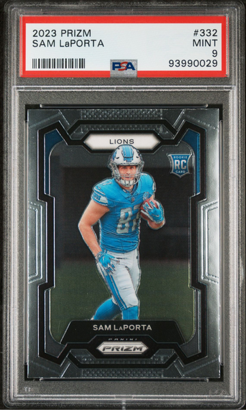 2023 Prizm Sam LaPorta Rookie PSA Mint 9