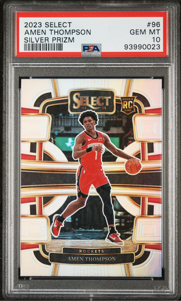 2023 Select Amen Thompson Rookie Silver Prizm Concourse PSA GEM MT 10