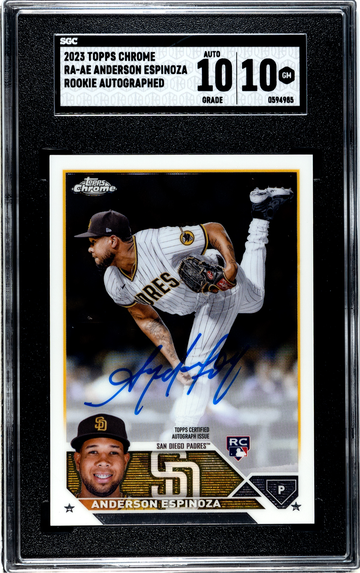 2023 Topps Chrome Anderson Espinoza Rookie Auto