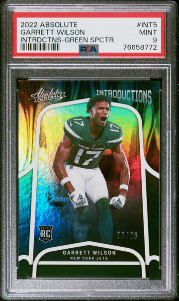 2022 PANINI ABSOLUTE INTRODUCTIONS INT5 GARRETT WILSON GREEN SPECTRUM
