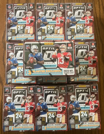 2023 NFL Optic Blaster Box 24 Box Lot Sealed New