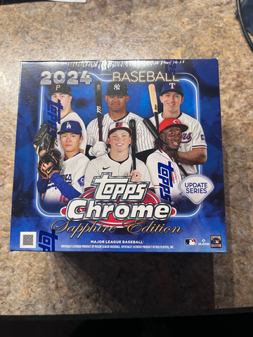 2024 Chrome Sapphire Update Baseball Sealed Box