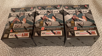 2024 NFL Prizm Blaster Box Lot Disco Prizms