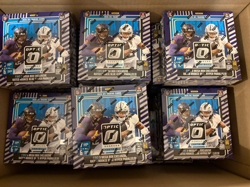 2025 Optic NFL Football Mega Box lot of 12 