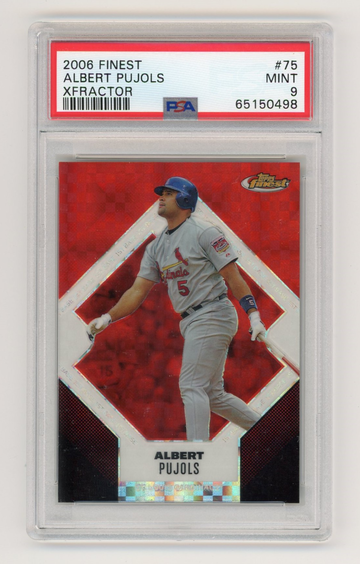 Albert Pujols 2006 Topps Finest Xfractor 192/250 PSA 9 Mint