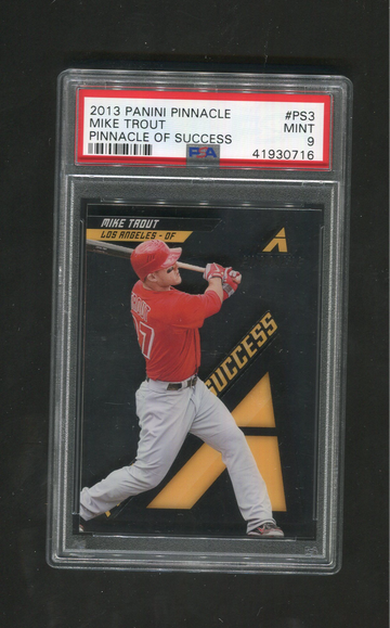 2013 Panini Pinnacle Pinnacle of Success #PS3 Mike Trout PSA 10 GEM MINT