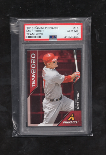2013 Panini Pinnacle Team 2020 #T5 Mike Trout PSA 10 GEM MINT