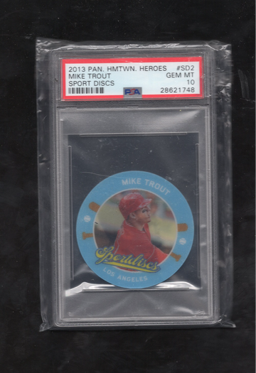 2013 Panini Hometown Heroes Sport Discs #SD2 Mike Trout PSA 10 GEM MINT