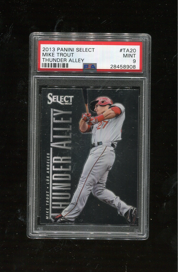 2013 Panini Select Thunder Alley #TA20 Mike Trout PSA 9 MINT