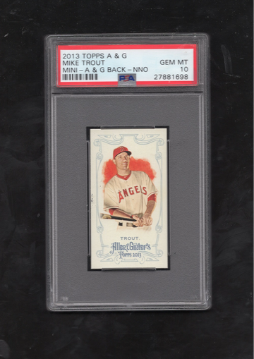2013 Topps Allen & Ginter Mini NNO Allen & Ginter Back POP 4 PSA 10 GEM MINT