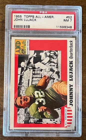 1955 Topps All American - Johnny Lujack