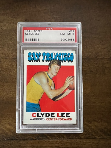 1971 Topps Clyde Lee - PSA 8
