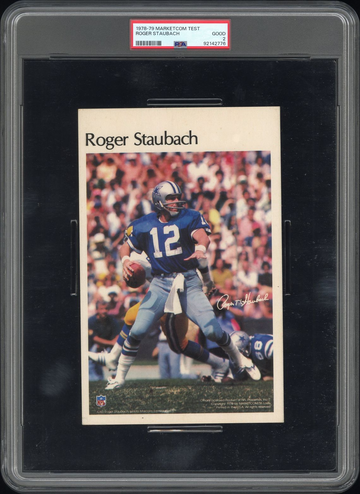 1978/79 Marketcom Test Roger Staubach - PSA 2