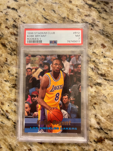 1996-97 Stadium Club Kobe Bryant RC PSA 7