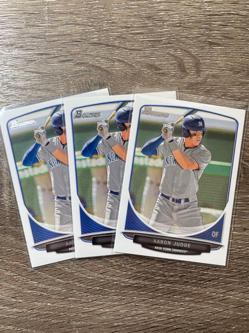 3x 2013 Bowman Draft Aaron Judge BDPP13 Picks Prospects