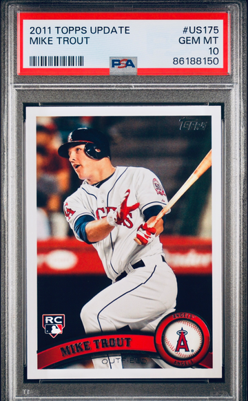 2011 Topps Update #US175 MIKE TROUT PSA 10