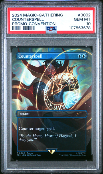 2024 Magic The Gathering Marvel Promo Counterspell Foil Dr. Strange PSA 10