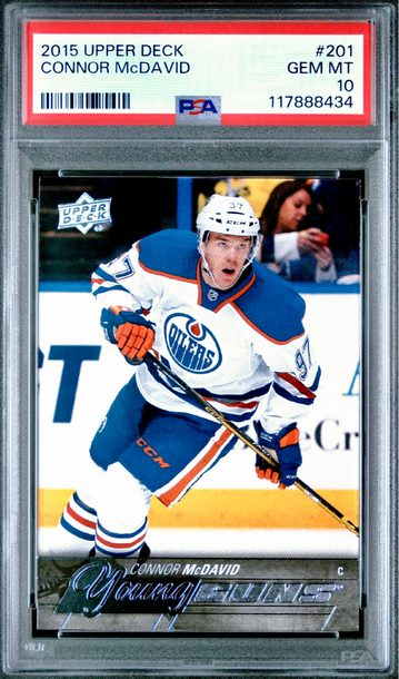 2015 Young Guns Connor McDavid #201 PSA 10 Rookie RC