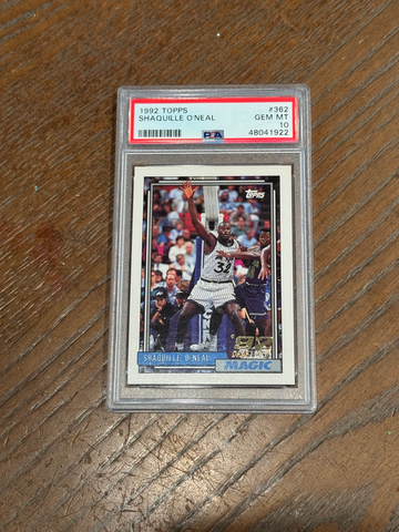 1992 Topps Shaq PSA 10