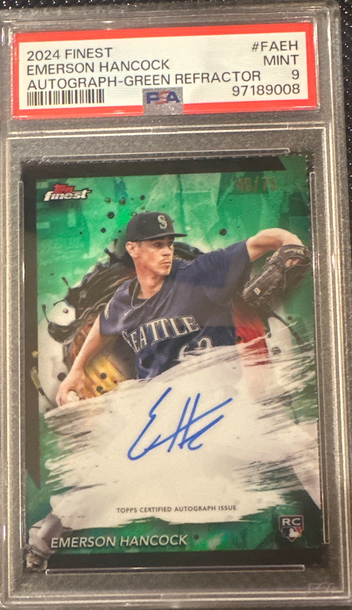 Topps Finest Emerson Hancock RC /75