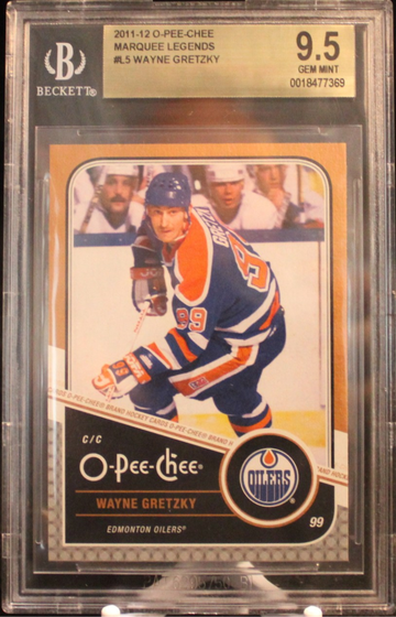 2011-12 O-Pee-Chee Marquee Legends Wayne Gretzky #L5 BGS 9.5