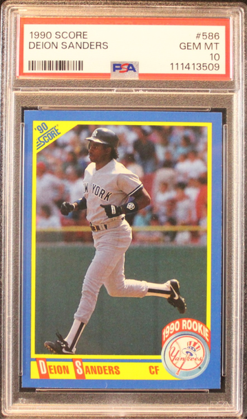 1990 Score Deion Sanders #586 PSA 10
