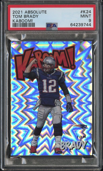 2021 Absolute Tom Brady Kaboom PSA 9