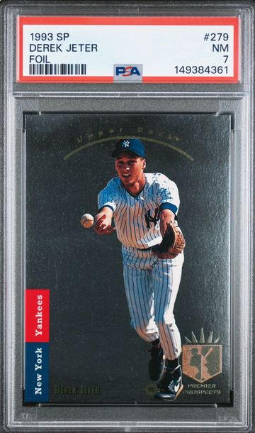 1993 SP DEREK JETER FOIL PSA 7 149384361 #279