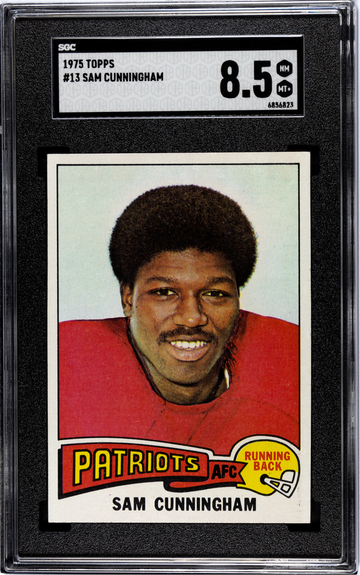 1975 Topps #13 Sam Cunningham RC  ROOKIE CARD