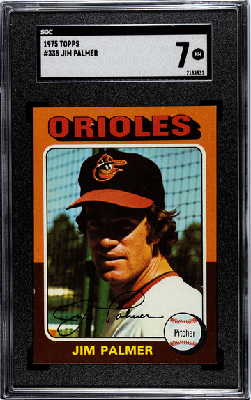 1975 Topps #335 JIM PALMER BALTIMORE ORIOLES HOF PITCHER Near Mint