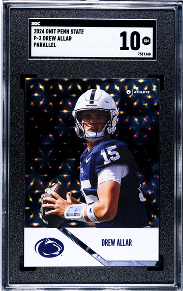 DREW ALLAR ROOKIE CARD 2024 ONIT PARALLEL HOLO GEM MINT #P-3 Penn State U